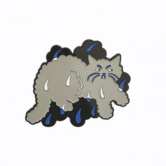 Sad Cloud Cat Magnet
