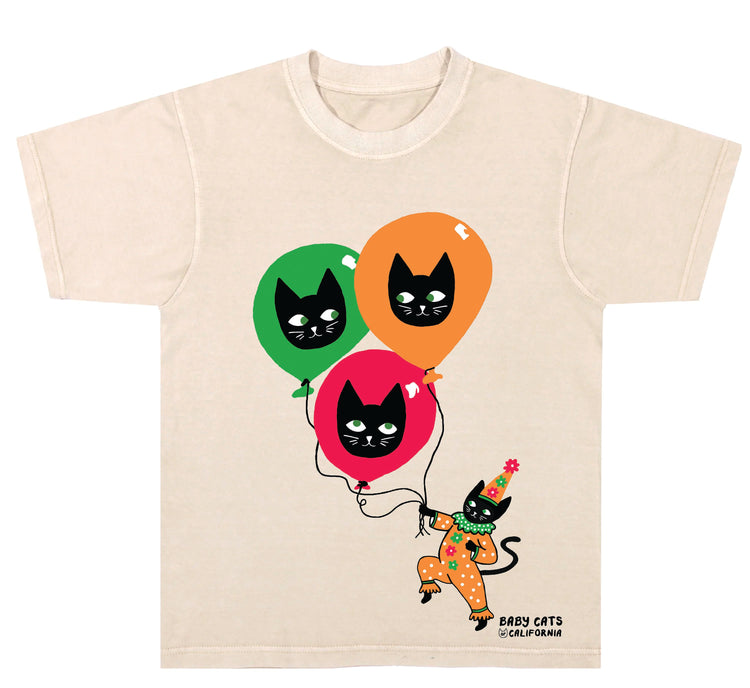Adult Cat Clown T-shirt
