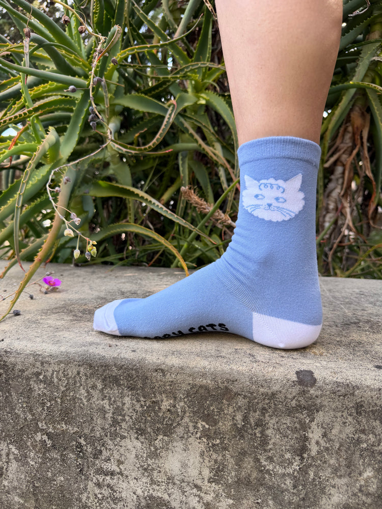 ADULT Cloud Cat Socks
