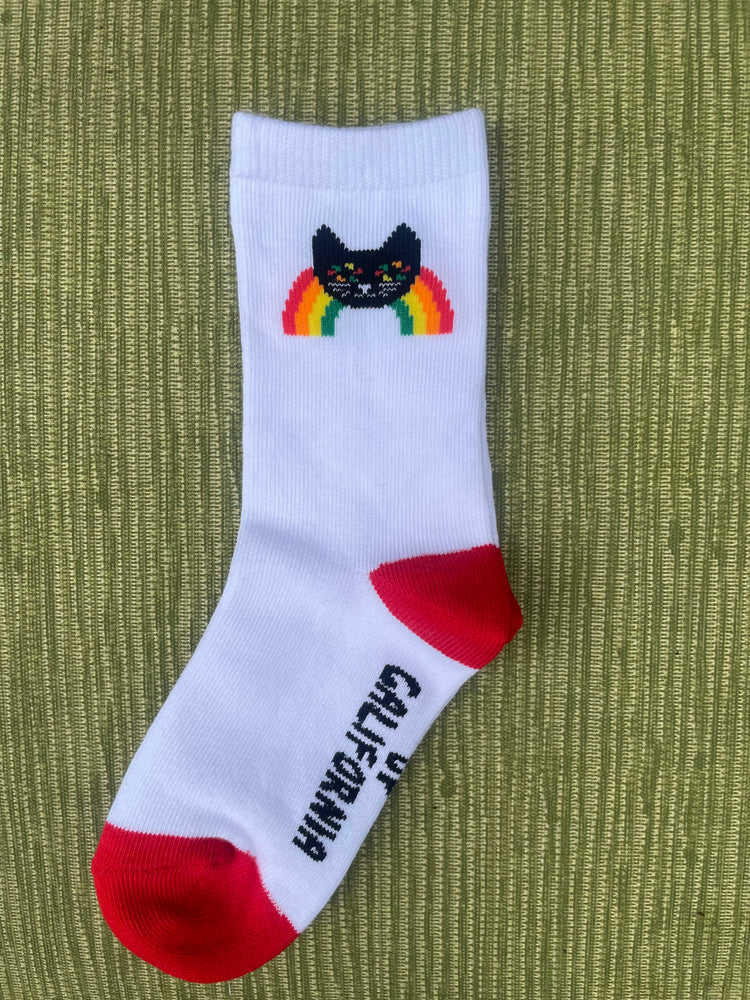 KIDS Rainbow Cat Socks
