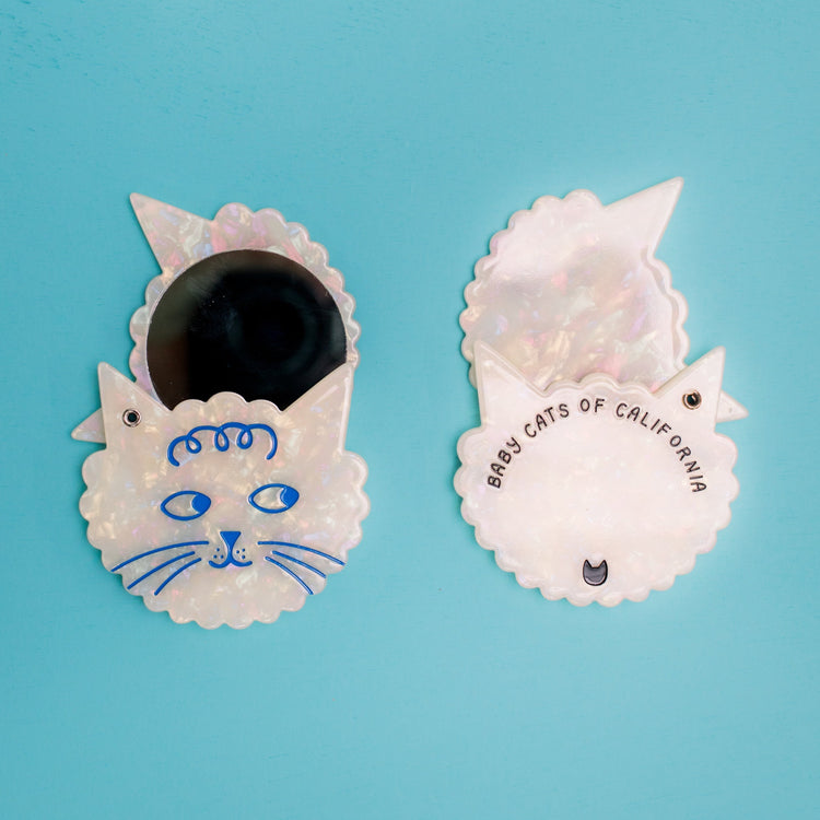 Cloud Cat Mirror
