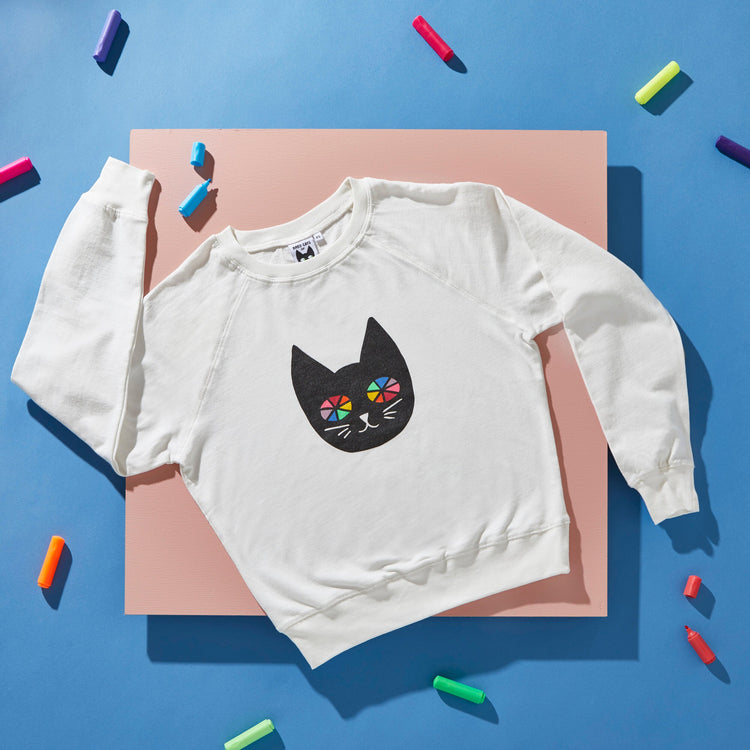 SALE Adult Rainbow Eyes Sweatshirt