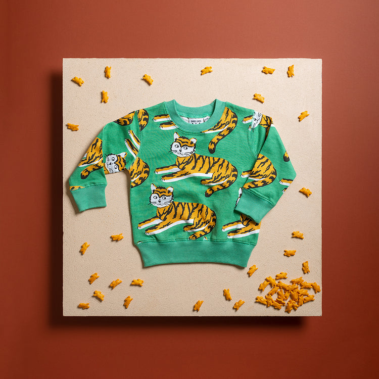 Adult Tiger Allover Sweatshirt