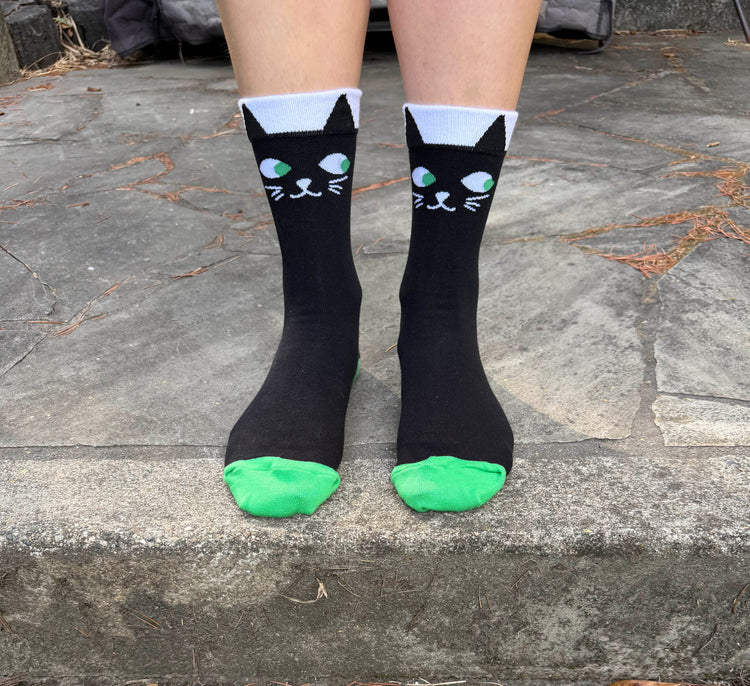 KIDS Black Cat Socks