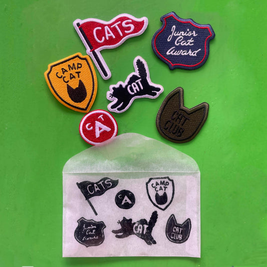 Camp Cat Patches