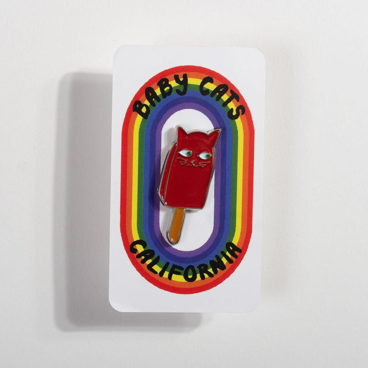 Catsicle Enamel Pin