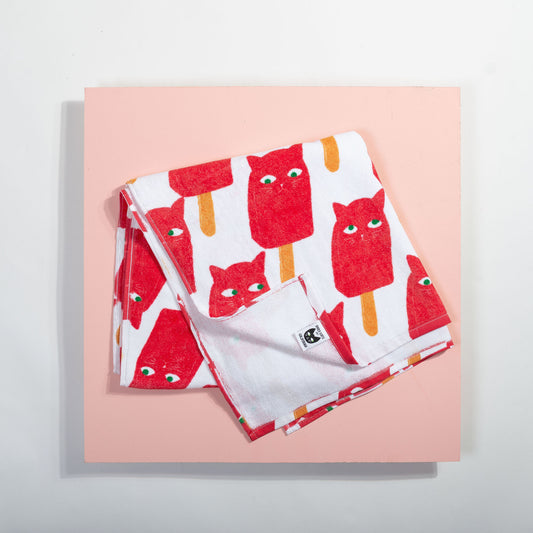 Catsicle Towel