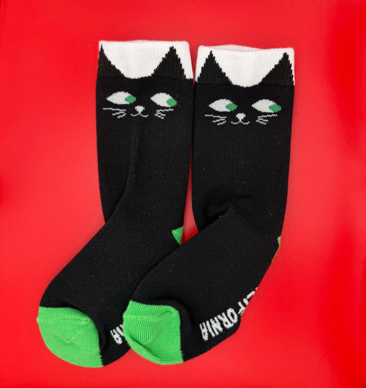 KIDS Black Cat Socks