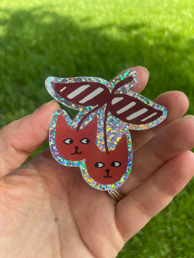 Cherry Cat Sticker