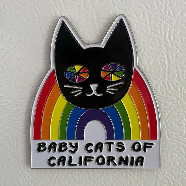 Rainbow Cat Magnet