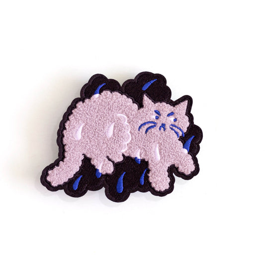 Sad Cloud Cat Chenille Patch