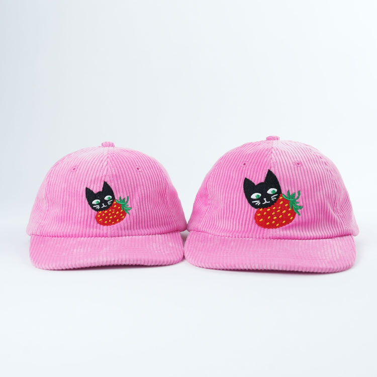 Kids Strawberry Eater Corduroy Hat
