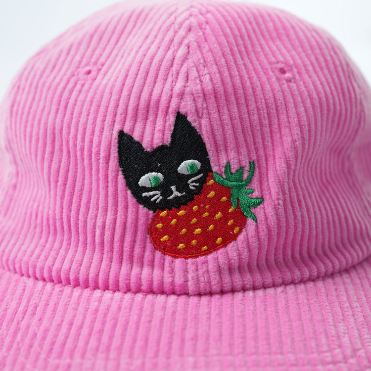 Kids Strawberry Eater Corduroy Hat