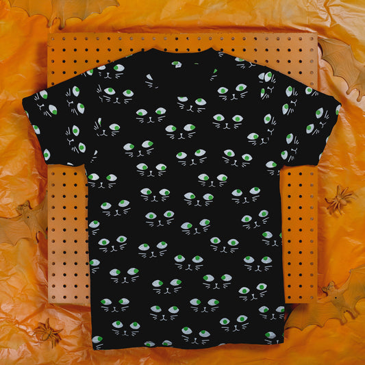 Adult Glow Cat T-shirt
