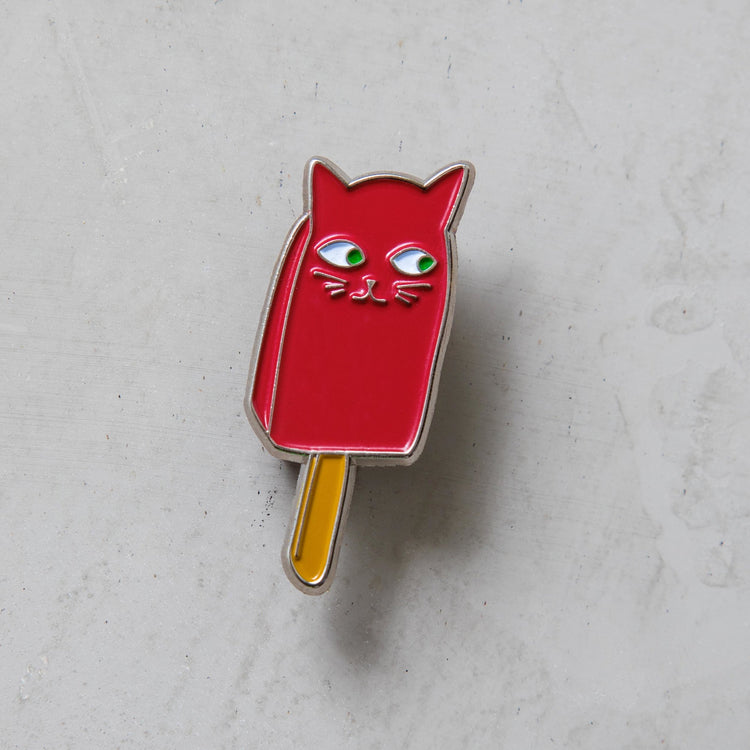 Catsicle Enamel Pin