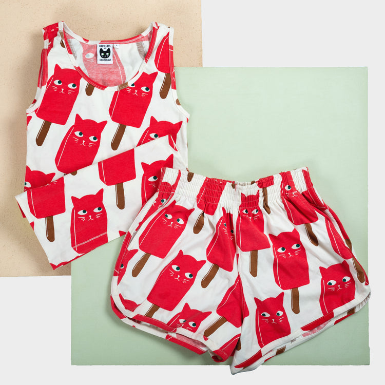 Adult Catsicle Tank Top